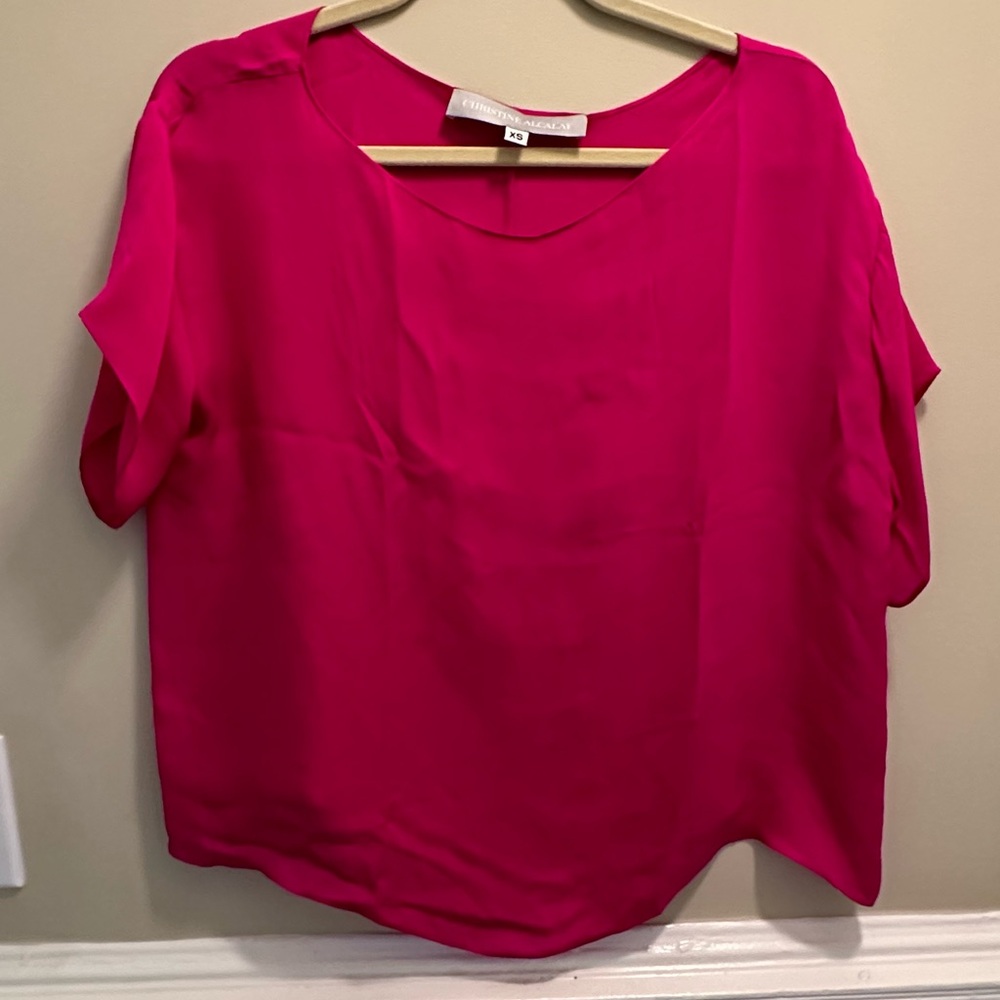 Christine Alcalay silk blouse